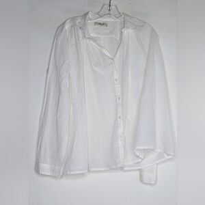 Ichi Antiquities Linen Shirt in White | Made in Japan